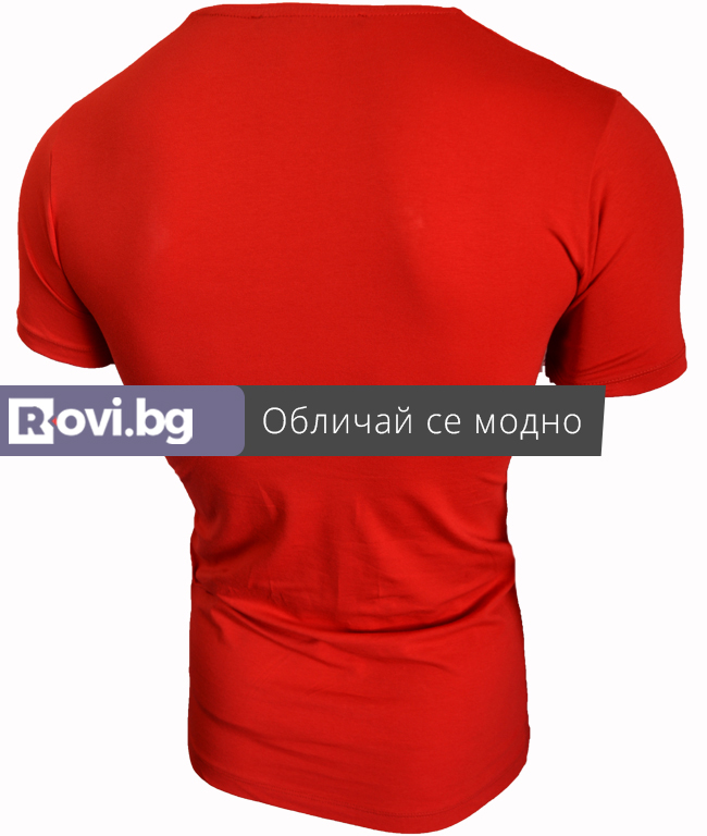 Мъжка тениска Repeat червена